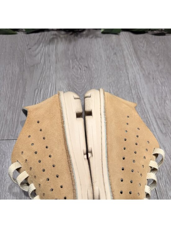 On Foot Silken Low Top Sneaker Perforated Tan Size 38 Spain main image 5